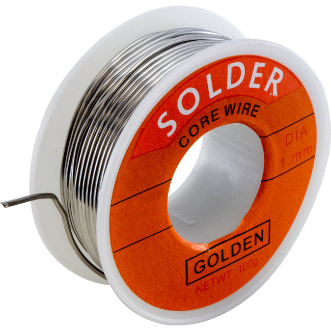 ZD1623B - 1MM X 100G LEAD FREE SOLDER - WIRE SN99.3% CU0.7% FLUX2.2% - DOSS
