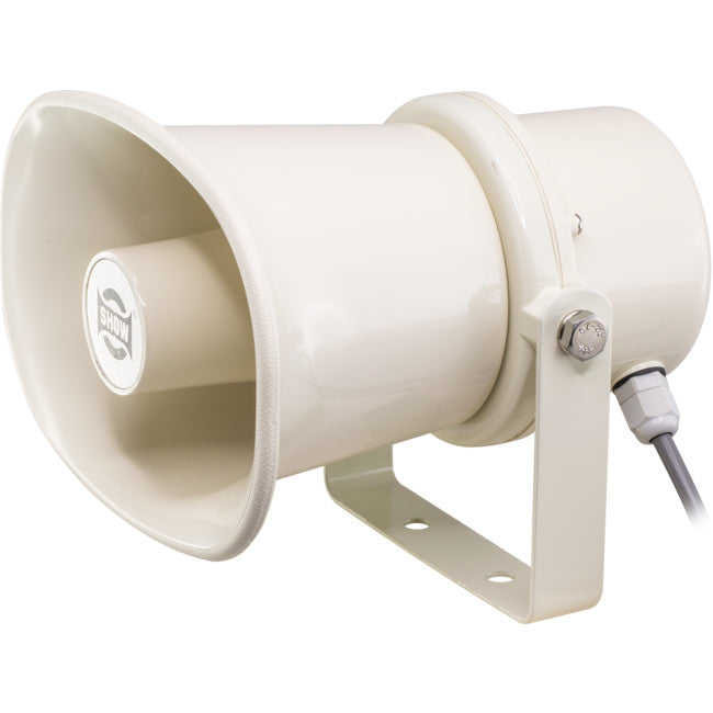 SC10AH - 10W 100V HORN SPEAKER IP66 - SQUARE ABS U SHAPE BRACKET - SHOW
