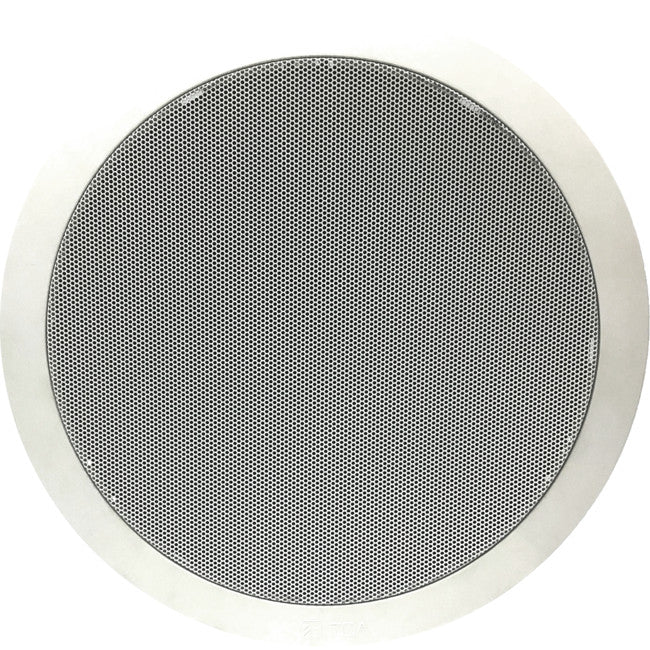 PC668RC WHITE 15W 8" DUALCONE EVAC SPK METAL GRILL & SPRING CATCH TOA 487286
