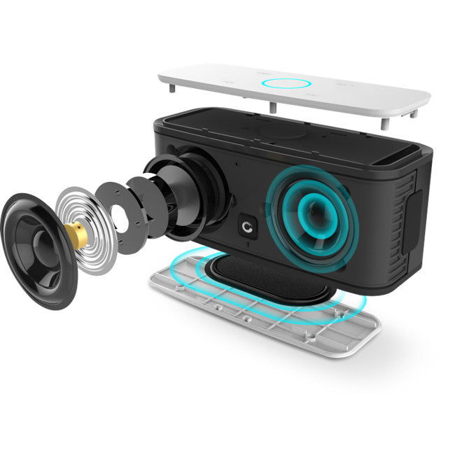 DS1681WHT SOUNDBOX BLUETOOTH SPEAKER TOUCH BT4.0 HD PORTABLE WHITE DOSS DS1681