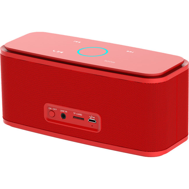 DS1681RED SOUNDBOX BLUETOOTH SPEAKER TOUCH BT4.0 HD PORTABLE RED DOSS DS1681
