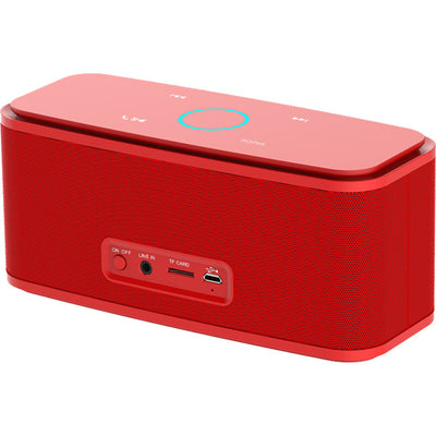 DS1681RED SOUNDBOX BLUETOOTH SPEAKER TOUCH BT4.0 HD PORTABLE RED DOSS DS1681