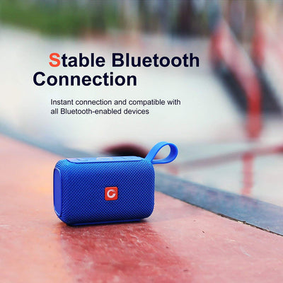 WB97BLU E-GO BLUETOOTH SPEAKER IPX6 WATERPROOF BLUE DOSS WB97