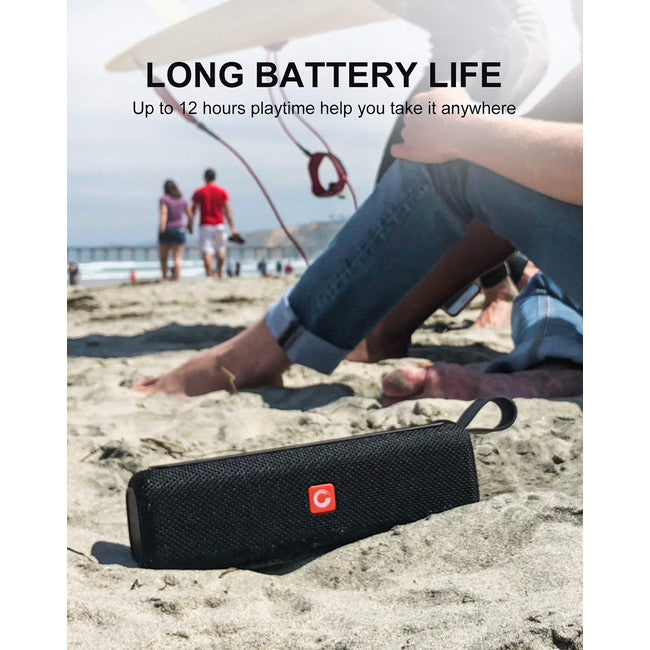 WB96GREY E-GO II BLUETOOTH SPEAKER IPX6 WATERPROOF DOSS WB96