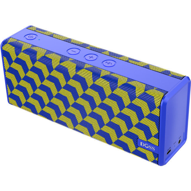 DS1771YEL SOUNDBOX COLOUR SPEAKER BLUETOOTH BLUE/YELLOW DOSS DS1771YEL