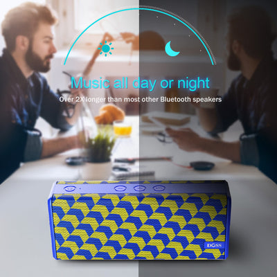 DS1771YEL SOUNDBOX COLOUR SPEAKER BLUETOOTH BLUE/YELLOW DOSS DS1771YEL