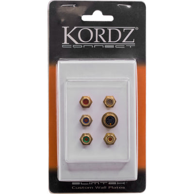 KP2347B COMPONENT -SVHS -CVS & F PLATE KORDZ KORDZ KP-2347-B