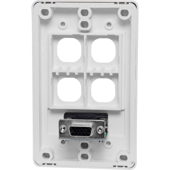 P5982 VGA WITH 4 GANG WALL PLATE Socket to Socket DYNALINK P5982
