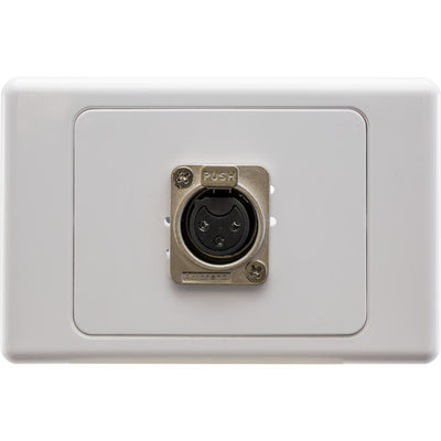 PRO1240 XLR BLANK WALL PLATE PRO2 A-1240BAU