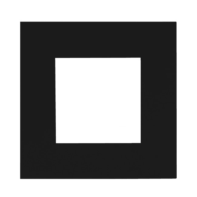 CF45SHB MOUNTING FRAME COVER PLATE BLACK ONE UNIT 45X45MM AUDAC 39893854