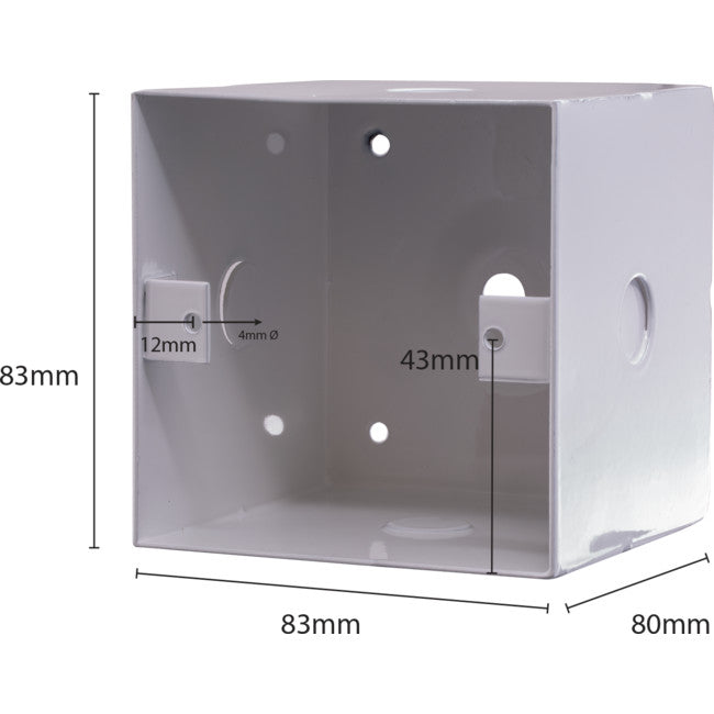 V8 METAL MOUNTING BOX FOR ITC VOLUME CONTROL ITC V8