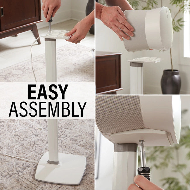 WSSE3A1W2 SONOS ERA300 ADJUSTABLE HEIGHT SPEAKER STAND WHITE SANUS 39899239