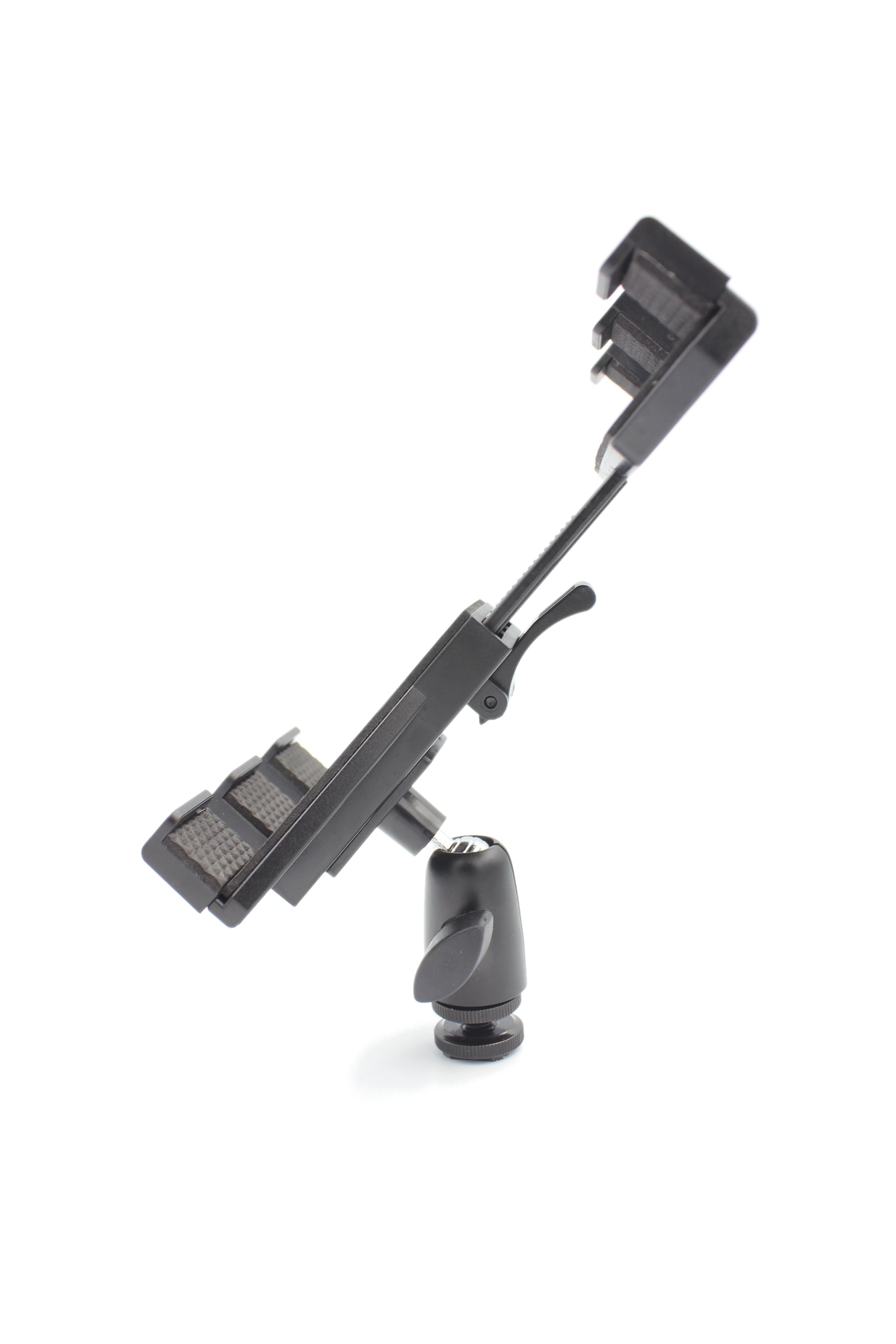 2 in1 Tablet Phone Monitor to DSLR Camera Hot Shoe Mount Clamp Holder 360° Apple or Android