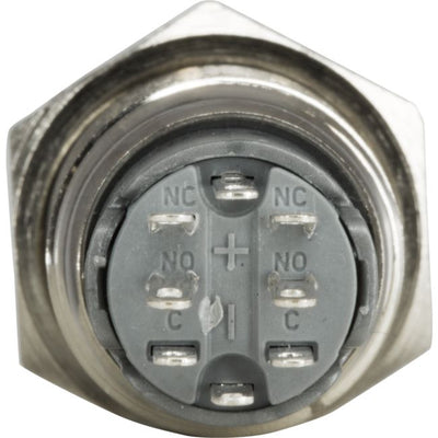 SP4140 IP67 METAL PUSH BUTTON - RED MOMENTARY - 3AMP @ 250VAC SPDT SP-0796