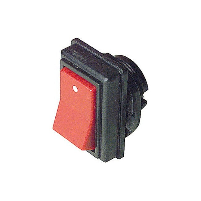 SR2026 RED PLASTIC ROCKER SWITCH SPST 250VAC @ 6AMP SR2026