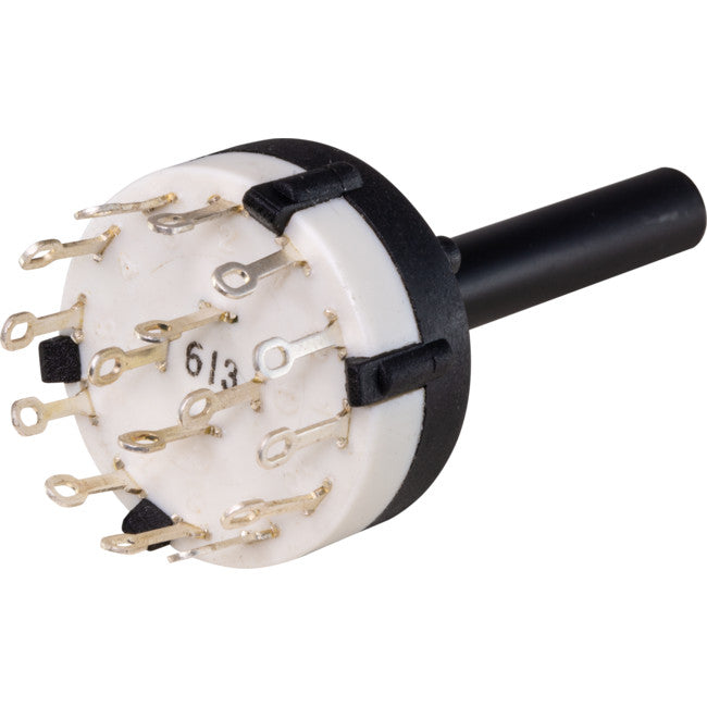 SR6048 4X3 ROTARY SWITCH AC 125V 0.3A 4 POLE 3 POSTION SR25P04