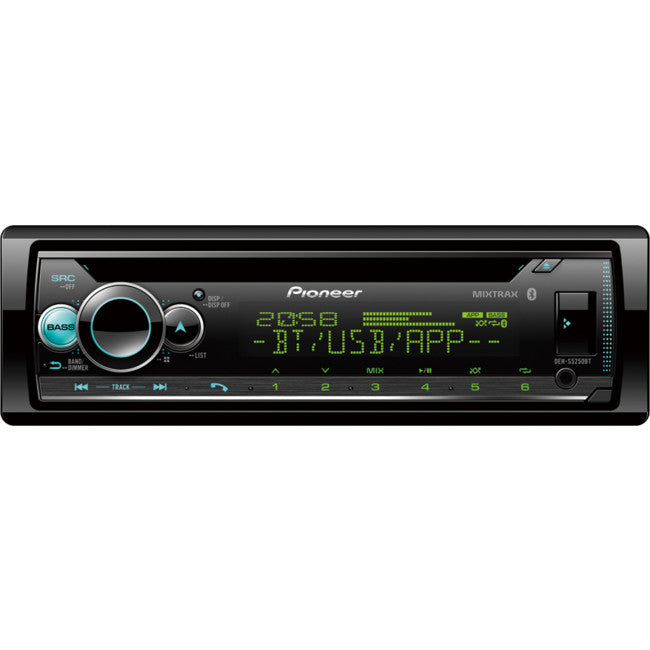 DEHS5250BT CD TUNER WITH BLUETOOTH USB SPOTIFY AUX PIONEER DEH-S5250BT