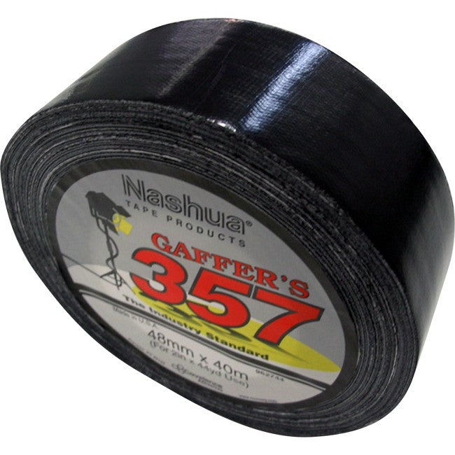 357GTB-40 - 40MT X 48MM GAFFER TAPE BLACK - NASHUA - NASHUA