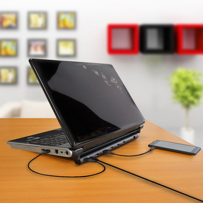 MSDOCK-B MACBOOK AND NOTEBOOK DOCK BLK USB CHARGER MICRO SD LAN MBEAT MB-MSDOCK-B