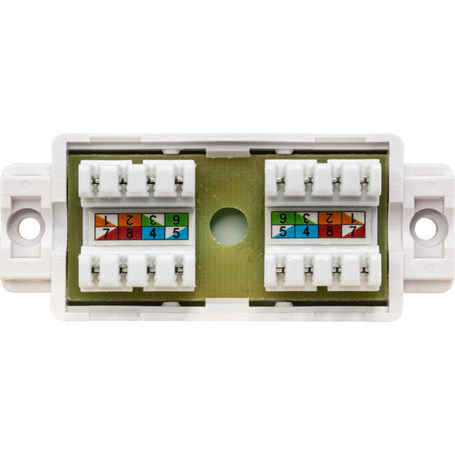 PDCAT5J CAT5E INLINE COUPLER PUNCH DOWN CAT5E JOINER DOSS