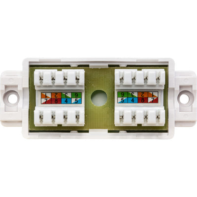 PDCAT5J CAT5E INLINE COUPLER PUNCH DOWN CAT5E JOINER DOSS