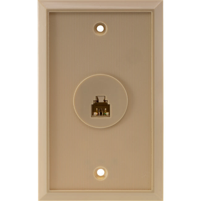 WP164B\IVY MODULAR TELEPHONE WALL PLATE WP164B\IVY