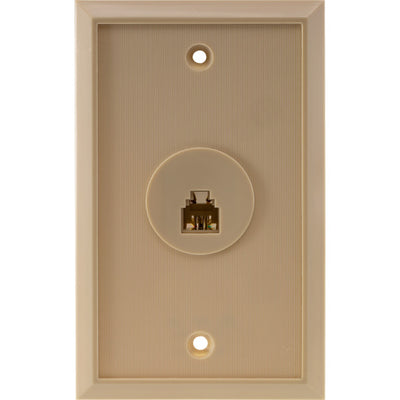 WP164B\IVY MODULAR TELEPHONE WALL PLATE WP164B\IVY
