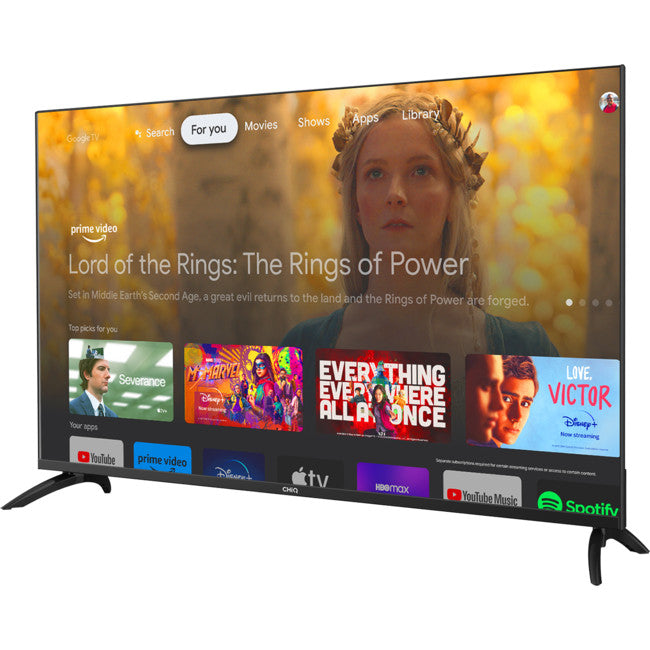 U43G7PG 43" 4K UHD GOOGLE TV FRAMELESS CHIQ 43094004