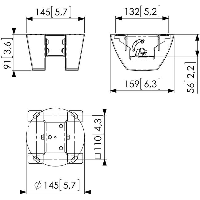 PUC1035 CEILING PLATE WITH TILT VOGELS VOGEL'S PUC1035