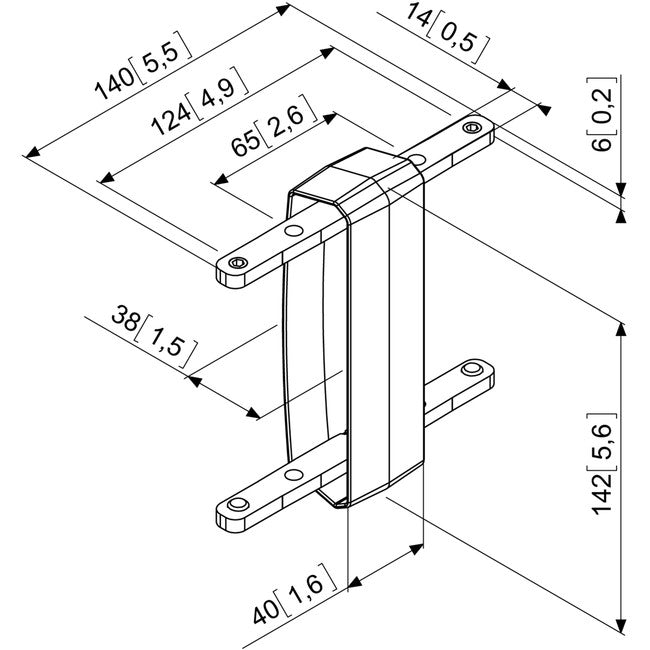 PFA9104 BAR COUPLER FOR PFB SERIES VOGEL'S PFA9104
