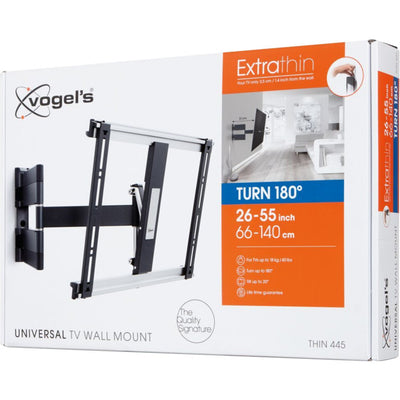 THIN445 BLACK ULTRA THIN TV WALL MOUNT 26"- 55" 18KG - VOGELS VOGEL'S THIN445