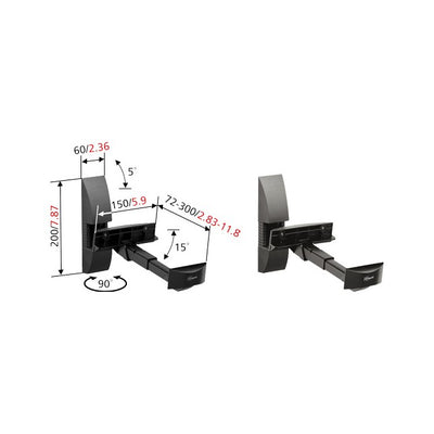 VLB200 MEDIUM SPEAKER BRACKET MAX 20KGS VOGEL'S VLB200