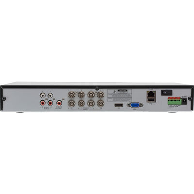HBD8DVRV3 8CH HYBRID 5 IN 1 NETWORK DVR 1080P ANALOG AHD CVI TVI IP DOSS R47-128A3