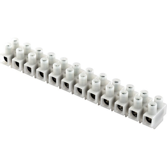 TBL1301 LARGE TERMINAL BLOCK WHITE NORMAL STRIP 500V @ 30A EKL3EFM4PALOSE