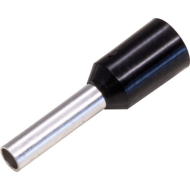 BLP150-100 BOOT LACE PIN BLACK 100PK WIRE SIZE 1.5MM SQUARED BLP150-100