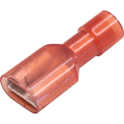 FIQC1.25-6.4D-50 INSULATED TERMINAL - RED 50PK WIRE RANGE 0.5 - 1MM SQUARED FIQC1.25-6.4DG