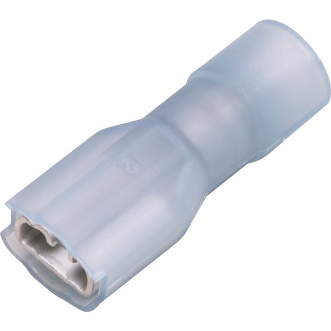 FIQC2-4.8-50 INSULATED TERMINAL - BLUE 50PK WIRE RANGE 1 - 2.5MM SQUARED FIQC2-4.8/.5