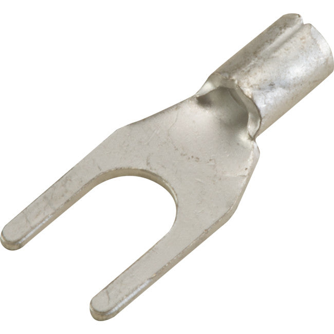 FSU1.25-4-100 4MM FORK UNINSULATED SPADE TERMINAL 100PK WIRE 0.5 - 1MM2 FSU1.25-4-100