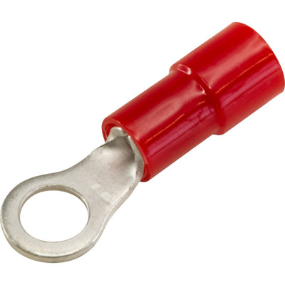 RT1.25-4-100 RING TERMINALS RED 4MM STUD 100PK WIRE RANGE .5-1MM SQUARE RT1.25-4-100