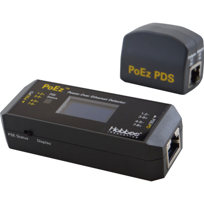 POEZ 256318K POE DETECTOR TESTER KIT VOLTAGE CURRENT MONITOR HOBBES