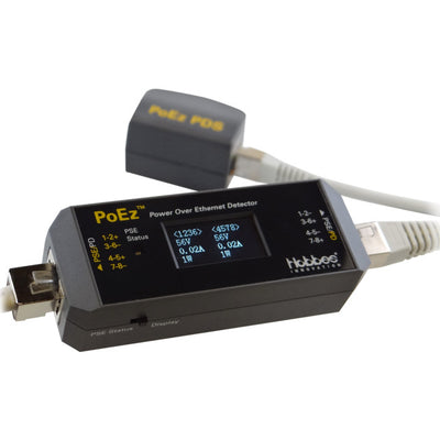 POEZ 256318K POE DETECTOR TESTER KIT VOLTAGE CURRENT MONITOR HOBBES