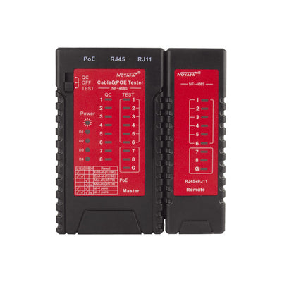 NF468S LAN TESTER AND POE CHECKER RJ45 RJ11 BASIC POE NOYAFA NF-468S