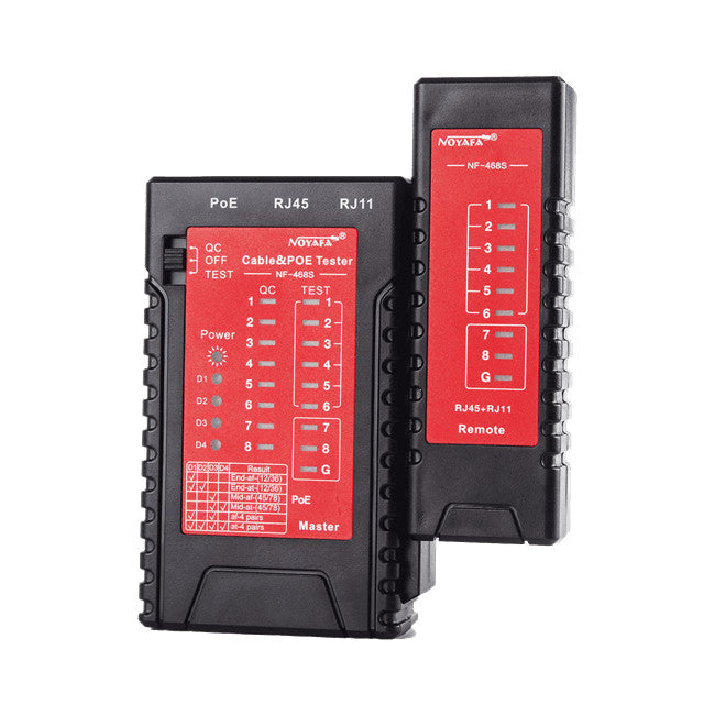 NF468S LAN TESTER AND POE CHECKER RJ45 RJ11 BASIC POE NOYAFA NF-468S
