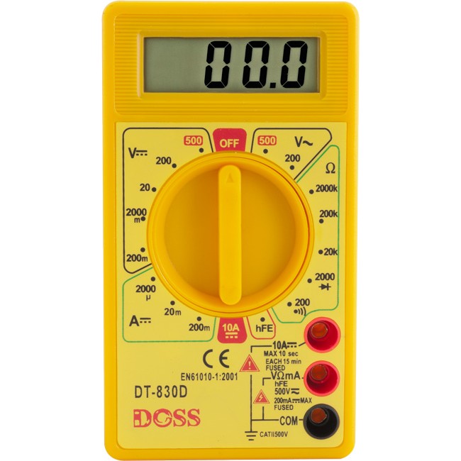 DT830D - BASIC DIGITAL MULTIMETER - (DM150) DOSS - DOSS