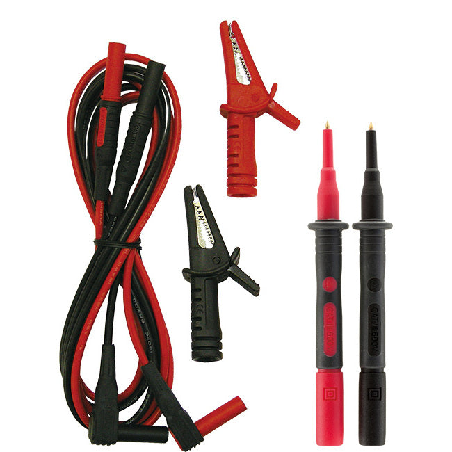 7154BKY - SAFETY TEST LEAD KIT WITH - ALLIGATOR CLIPS - KYORITSU