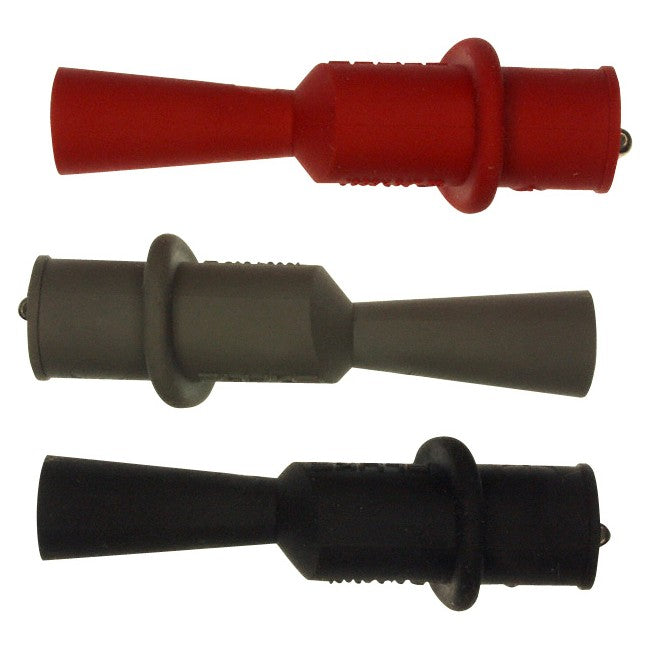 AC120 TEST LEAD CLIP ADAPTOR SET RED, GREY AND BLACK SUITS TL75 FLUKE 46010460