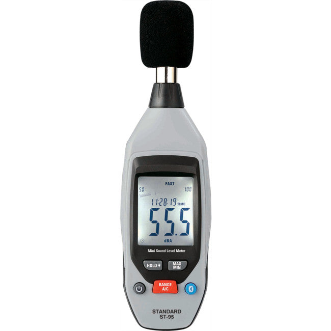 ST95 MINI SOUND LEVEL METER 35-130DB RANGE BLUETOOTH STANDARD ST-95