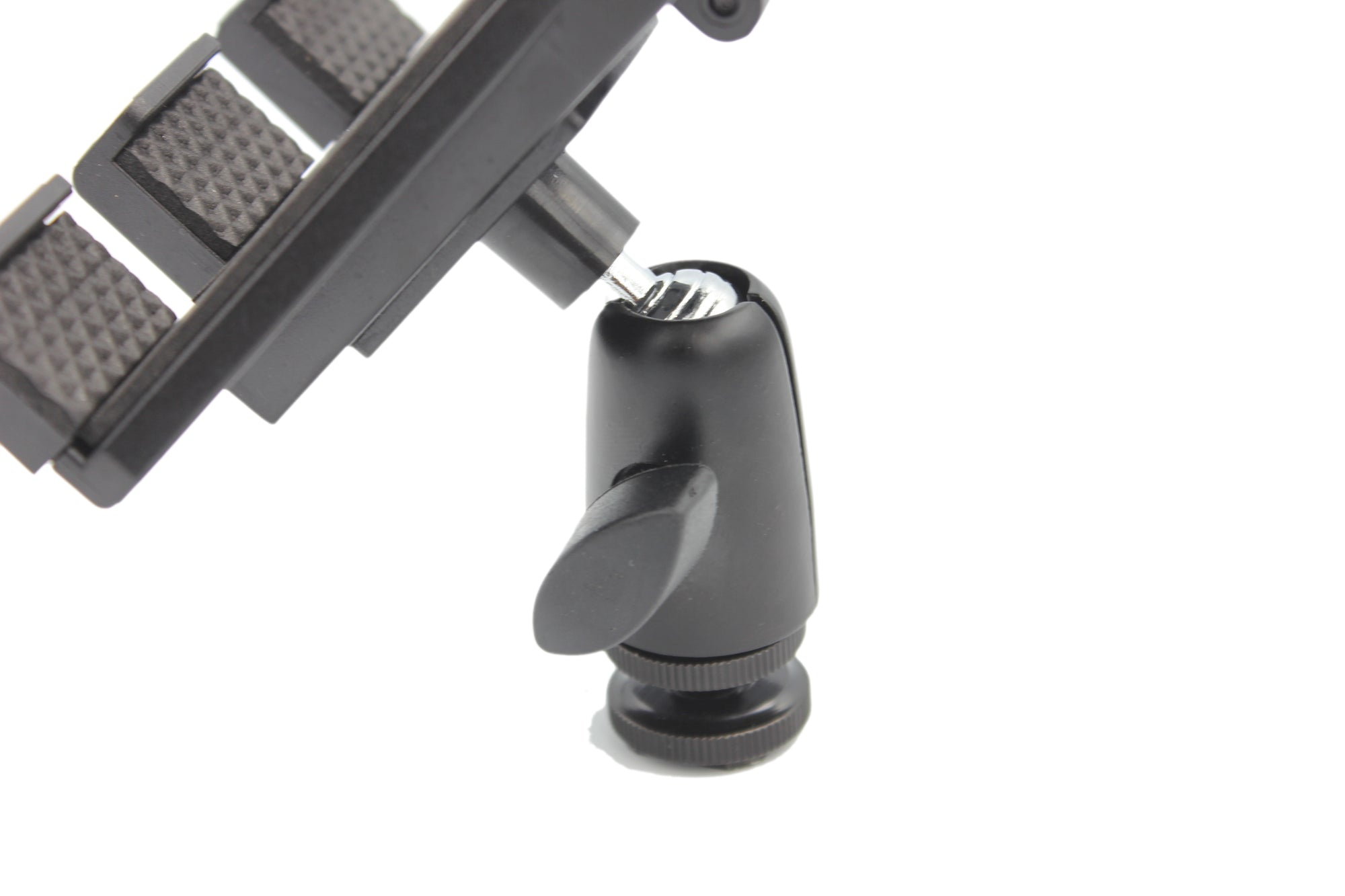 2 in1 Tablet Phone Monitor to DSLR Camera Hot Shoe Mount Clamp Holder 360° Apple or Android