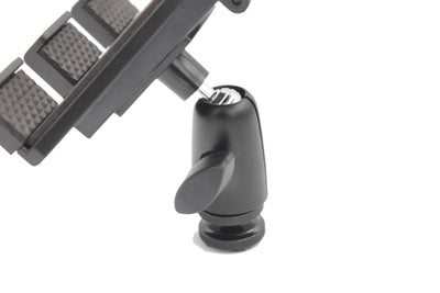 2 in1 Tablet Phone Monitor to DSLR Camera Hot Shoe Mount Clamp Holder 360° Apple or Android