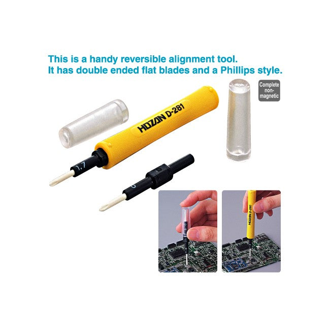 D281 - PHILLIPS CERAMIC ALIGNMENT - TOOL (REVERSIBLE) - HOZAN